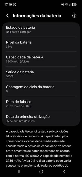 Samsung S25 (nunca usado)