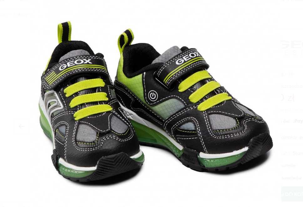 Adidasy Świecące Geox Respira, r.26 ubrane kilka razy!
