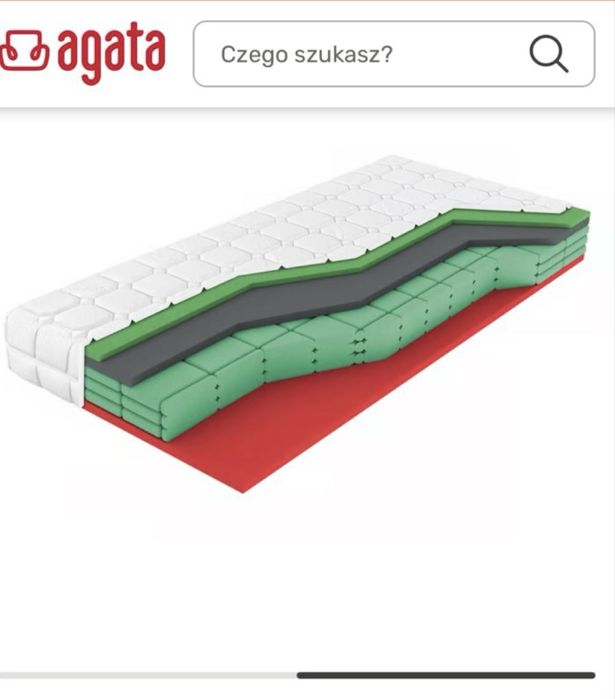 Nowy materac! Kupiony w sklepie Agata! 140/200