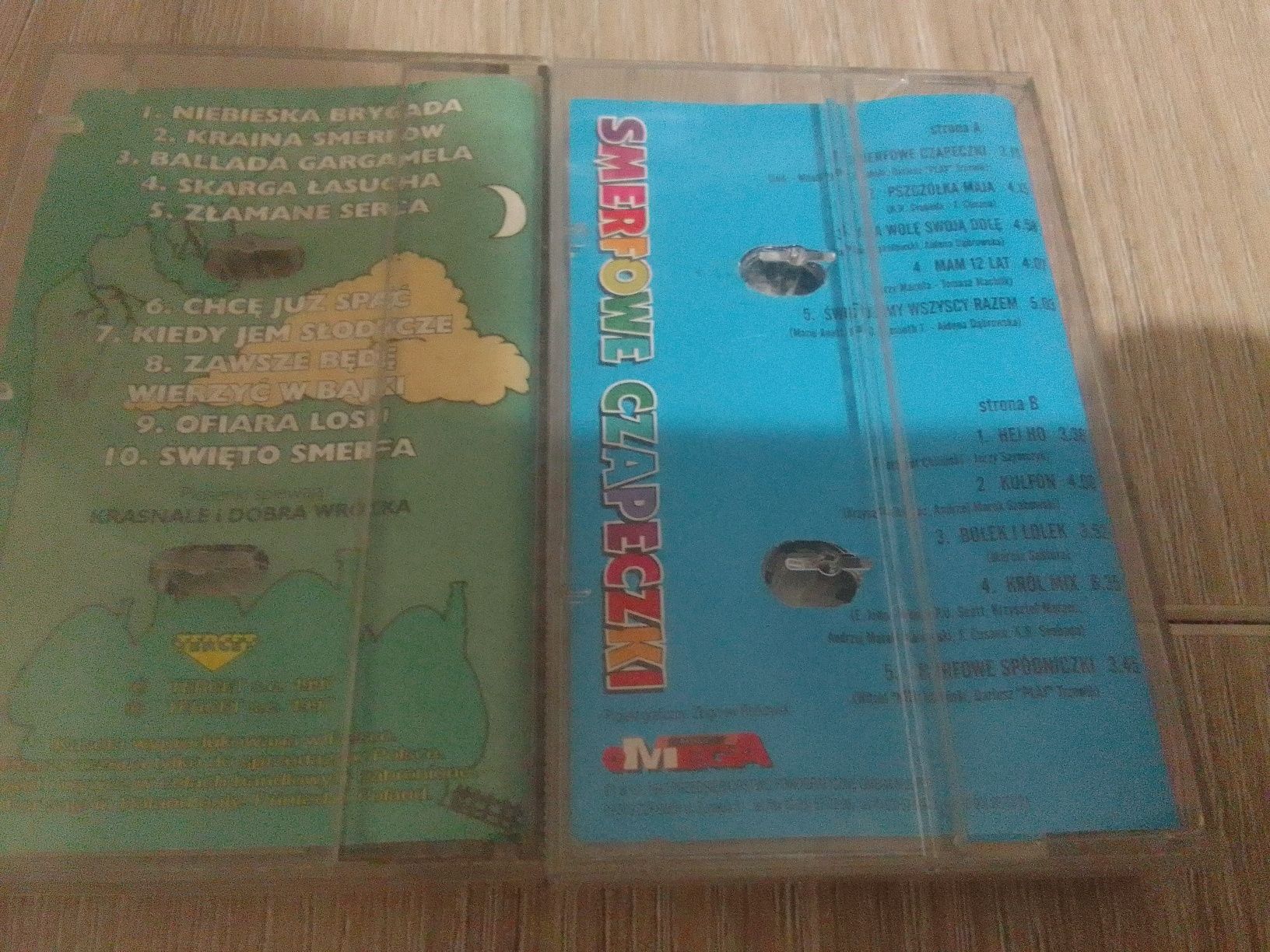 Smerfne Hity 13 kaset magnetofonowych+2 płyty CD