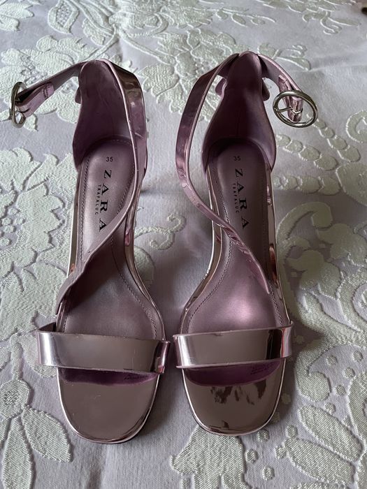 Sandálias rosa/lilás da Zara