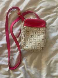 Tommy Hilfiger Monograma Rosa - Bolsa tiracolo