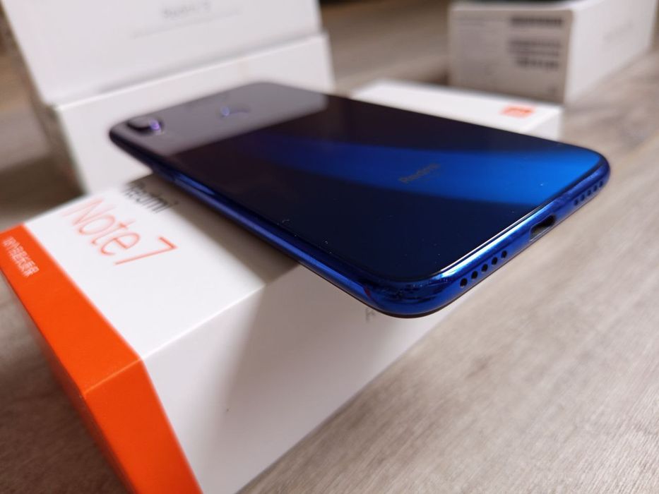 Телефон Xiaomi Redmi Note 7 4/64GB Blue Каменское, Кам'янське смартфон