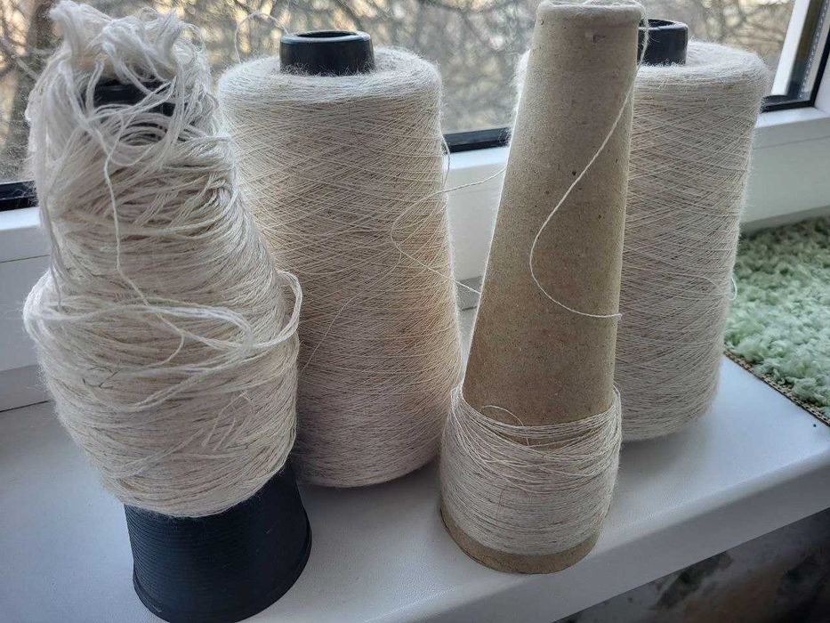 Пряжа льон бобинний (Україна)
