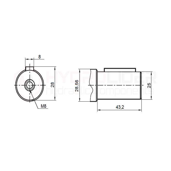 Silnik Hydrauliczny BMR 25 O2 WC25 1600obr 6,4kW