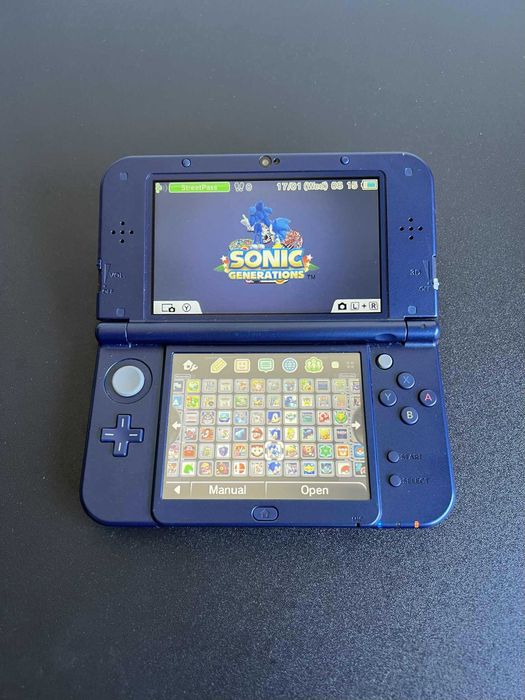 New Nintendo 3DS XL Azul com 100+ Jogos