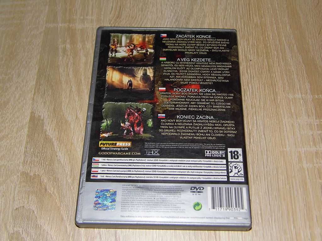 Gra oryginalna na konsole Sony PlayStation 2 God of War II KOMPLETNA