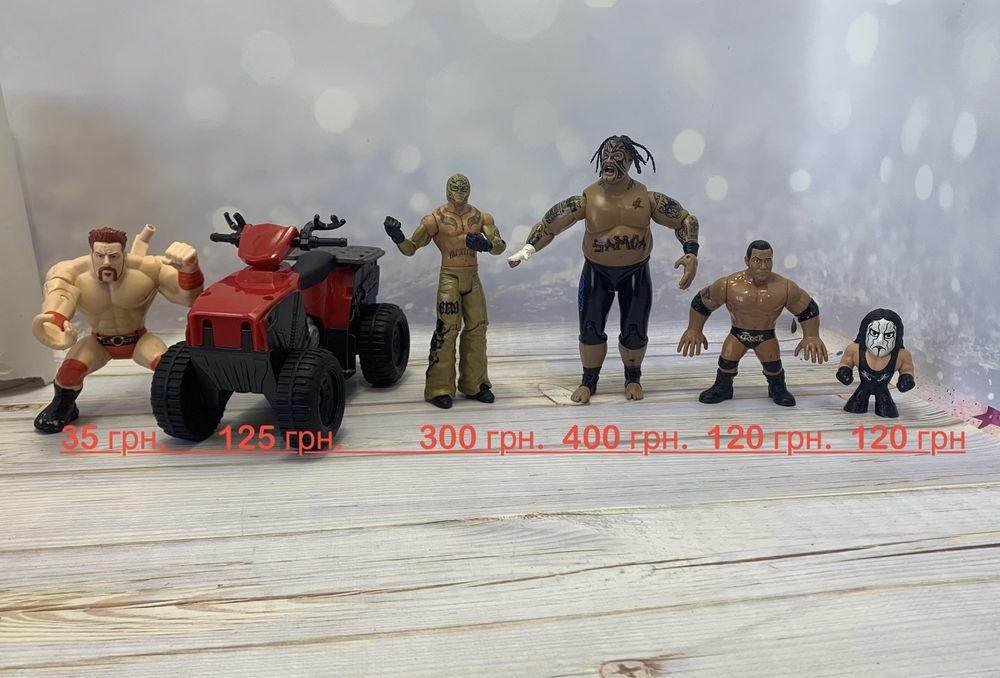 Фігурки Рестлерів, Wwe Jakks Pacific, Funko, Mattel,