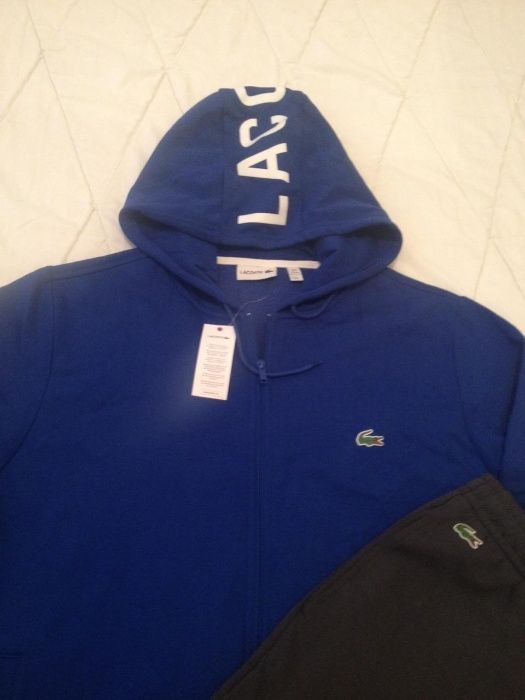 Новый мужской оригинальный спортивный костюм Lacoste