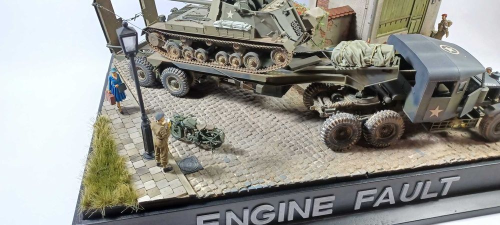 Profesjonalnie wykonana diorama 1/35