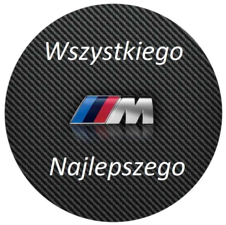 Opłatek na tort BMW Auto Samochód Logo Tekst