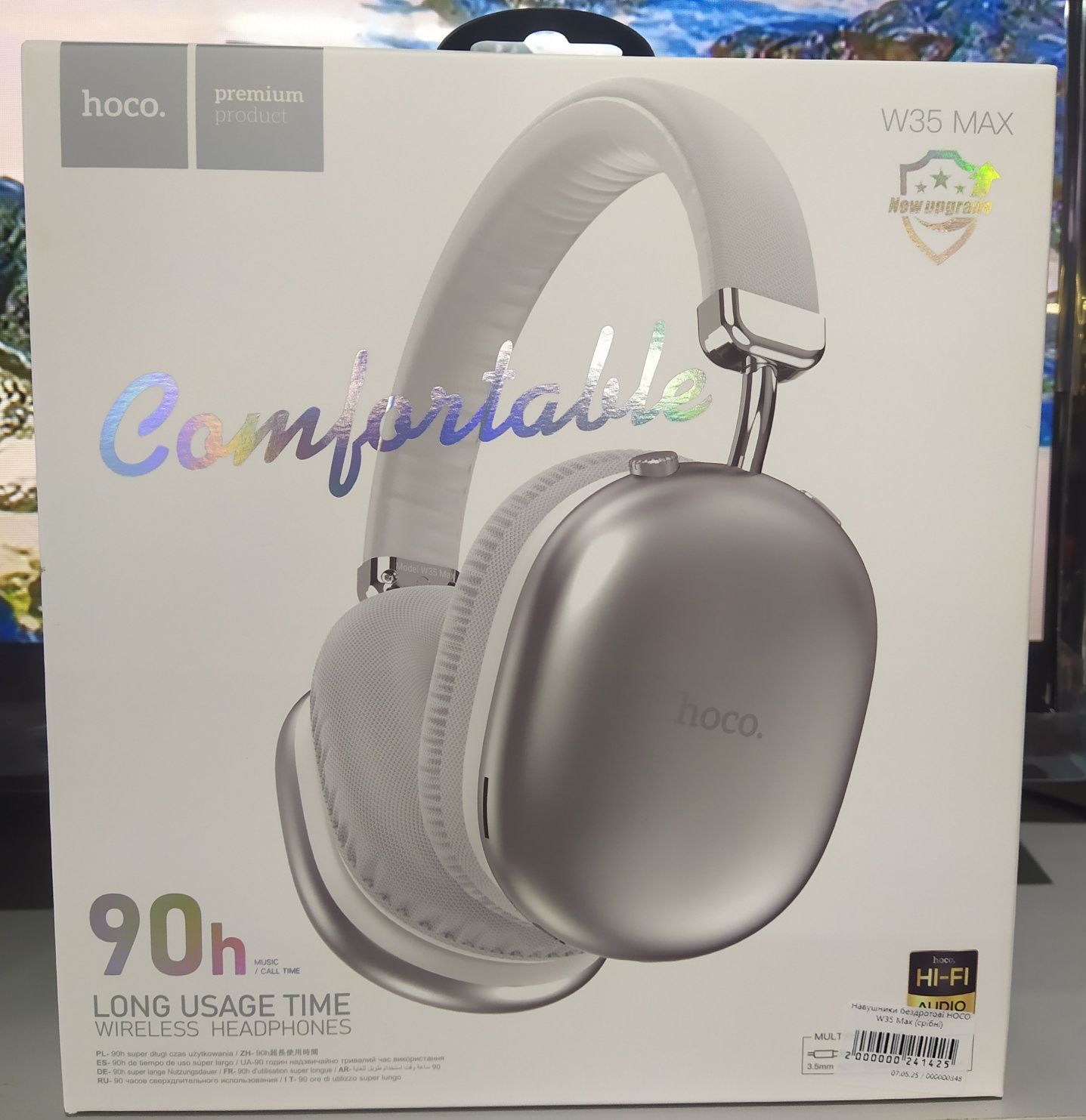 • НАВУШНИКИ Hoco W35 Max 90 год бездротові microSD, Type C