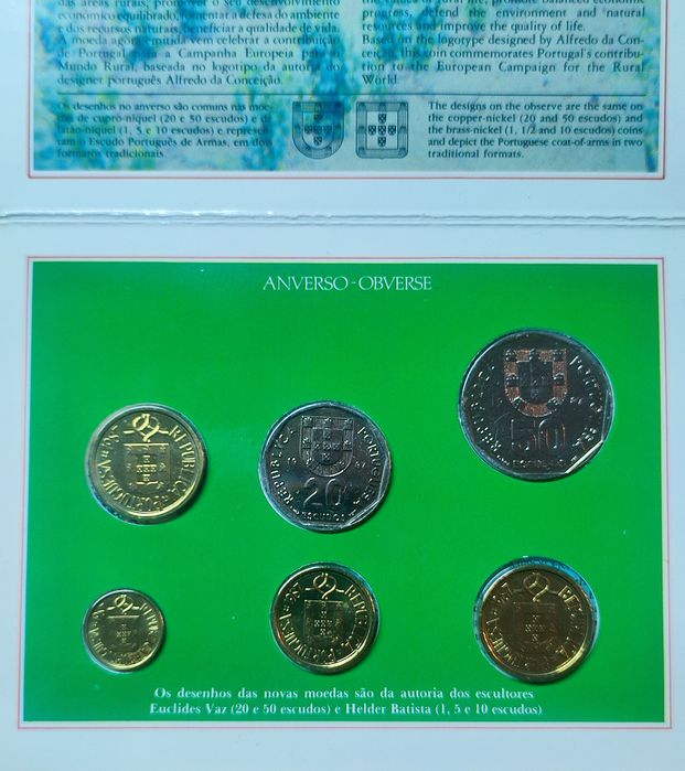 Coleção de 5 moedas BCN