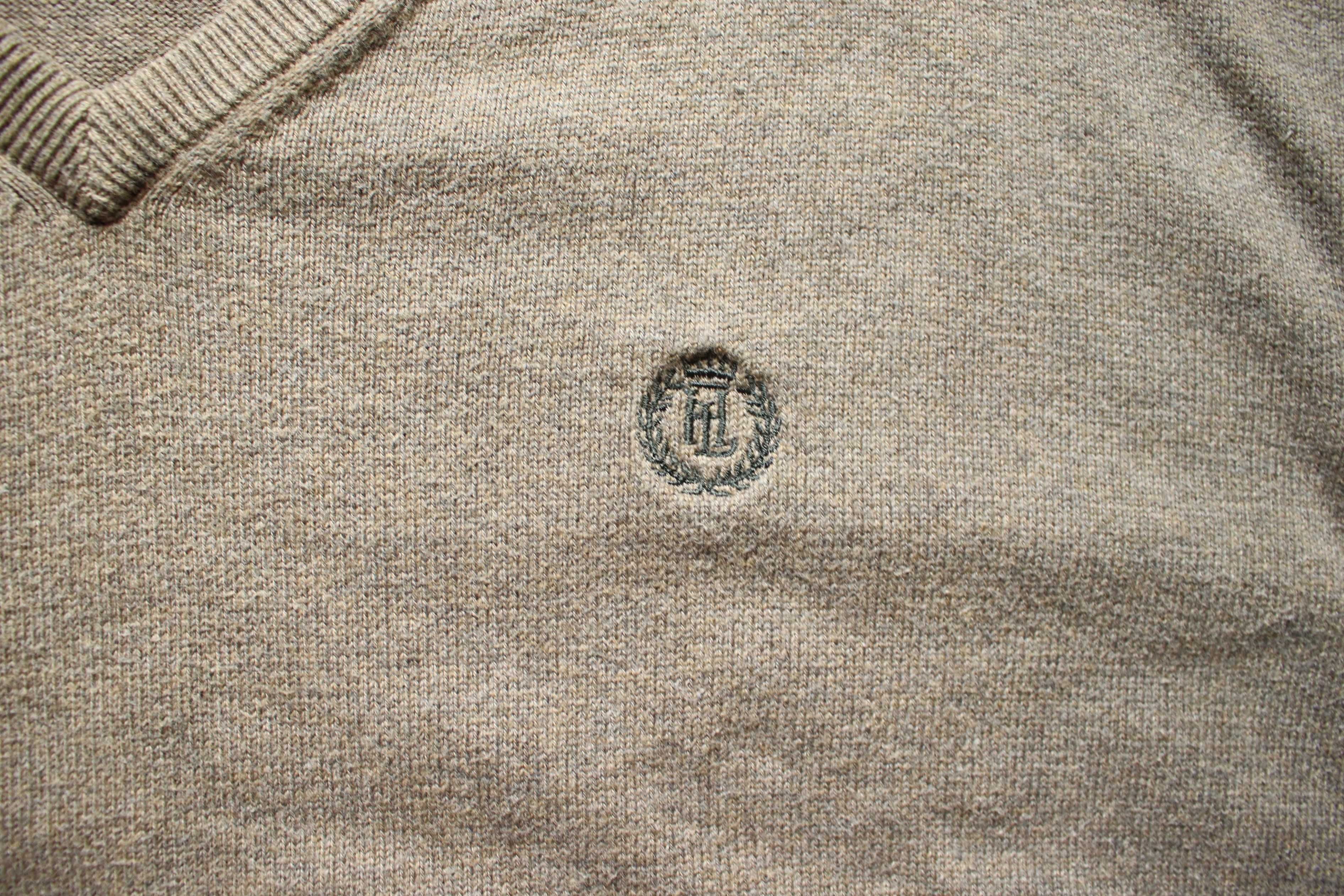 Sweter Henri Lloyd Khaki rozm. XXL bawełniany męski