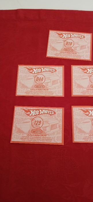 Cromos Hot Wheels, de 2010