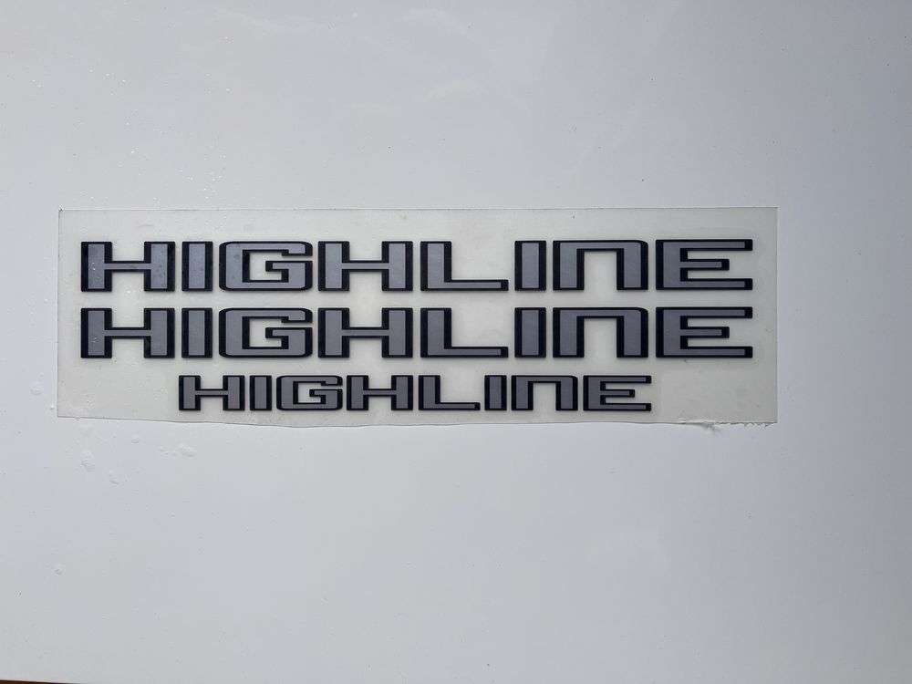 VW T4 Multivan komplet naklejek HIGHLINE