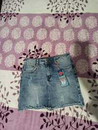 Джинсовая юбка на Бедра 95-98см джинсова спідниця