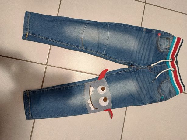 Spodnie chłopięce jeans r. 104