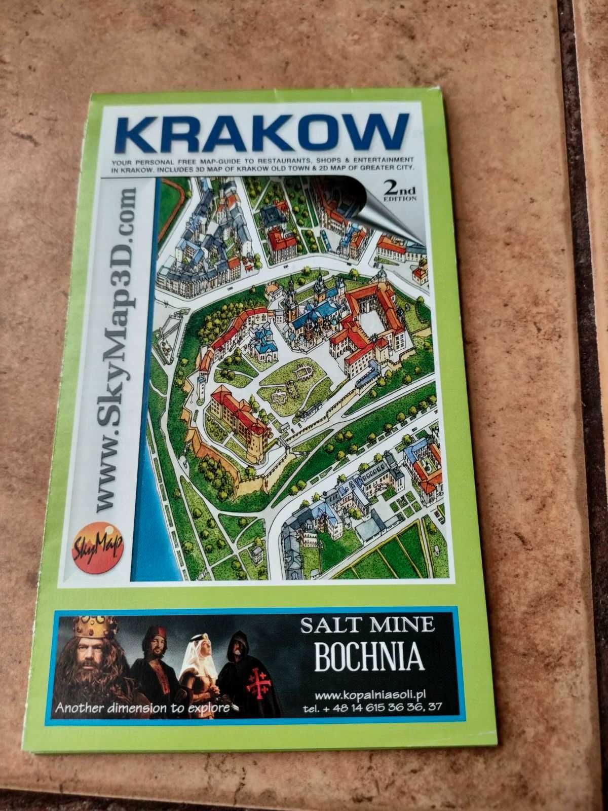 Mapa  Krakowa 3D - Stare Miasto