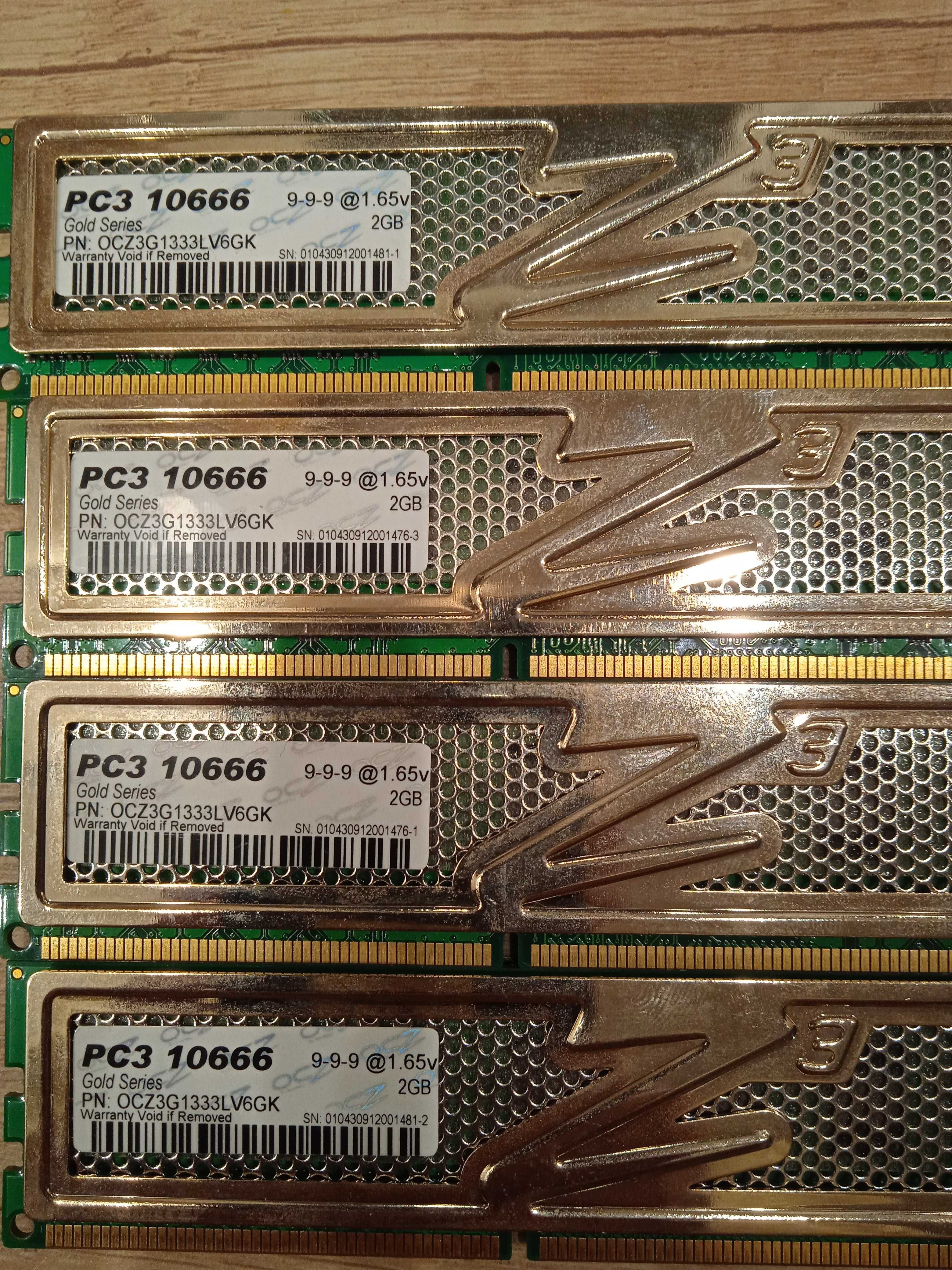 4*2gb ddr3 комплект OCZ Gold