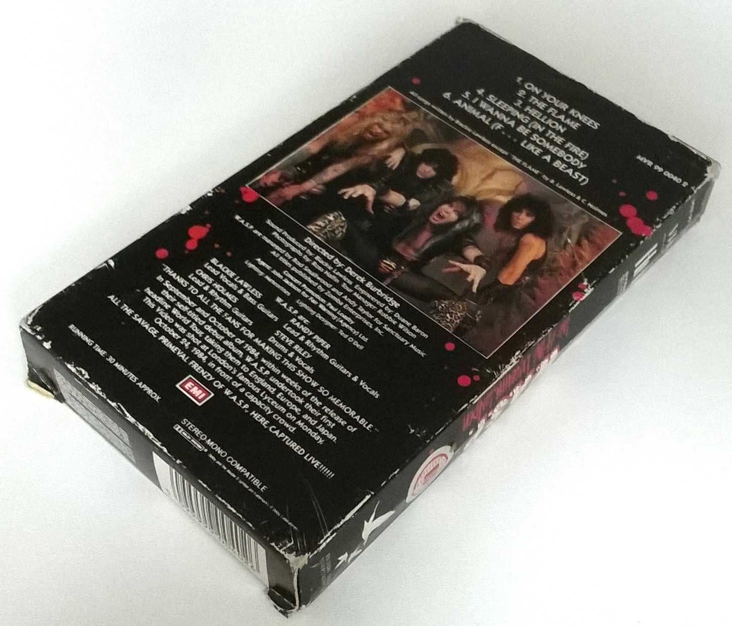 WASP Live at the Lyceum, London 1 kaseta VIDEO VHS hi-fi stereo