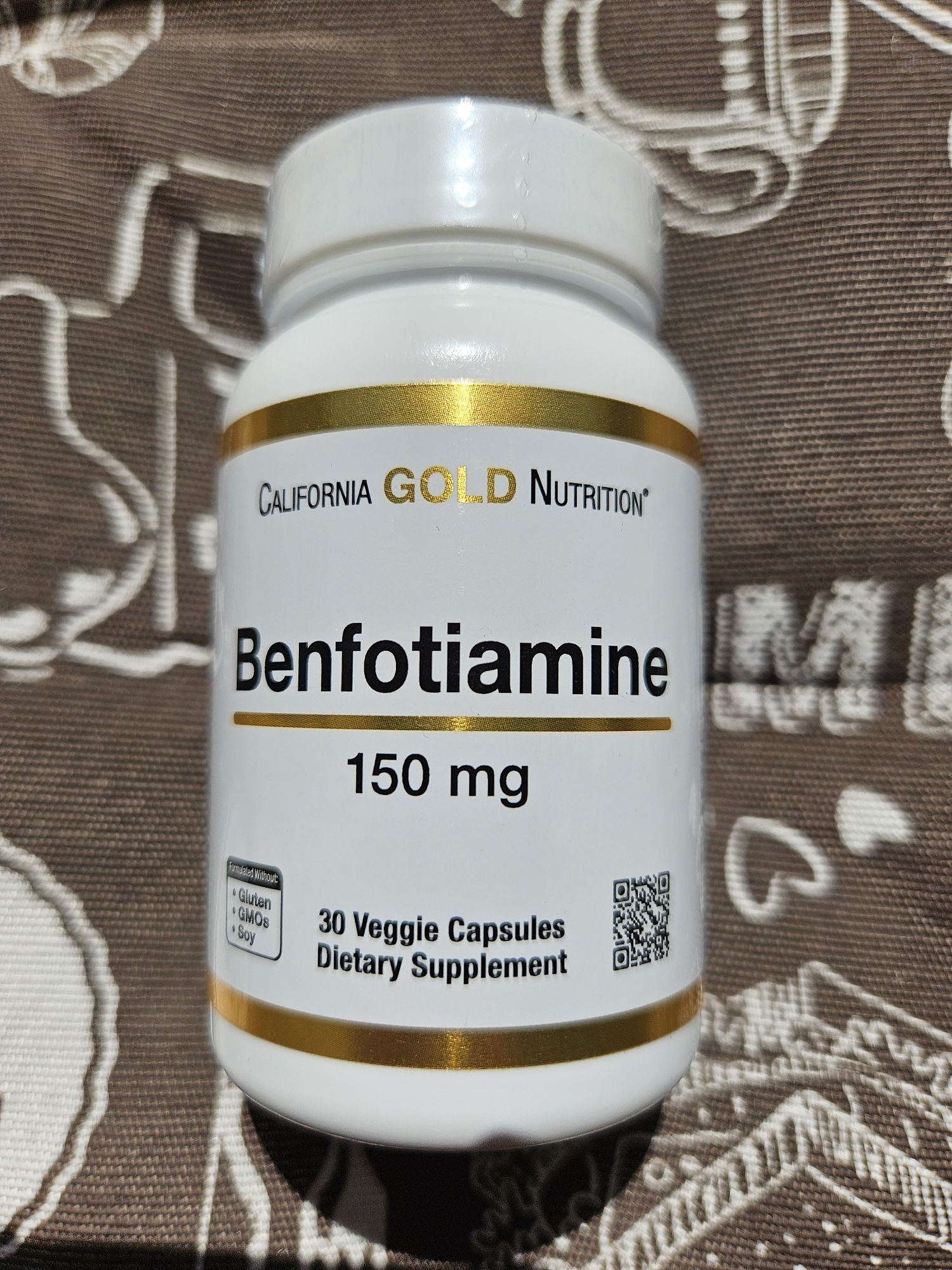 California Gold бенфотіамін benfotiamine бенфотиамин 150 мг 30 90 шт