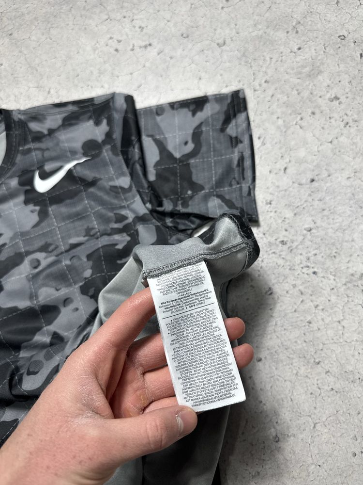 Мужская Спортивная Футболка Nike Dri-Fit Оригинал Идеал S Камуфляж