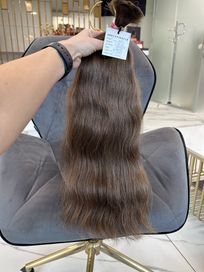Włosy polskie dziewicze 120 g, 49 cm