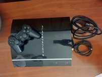 Playstation 3 Slim com comando e cabo de alimentação (oferta de jogo)