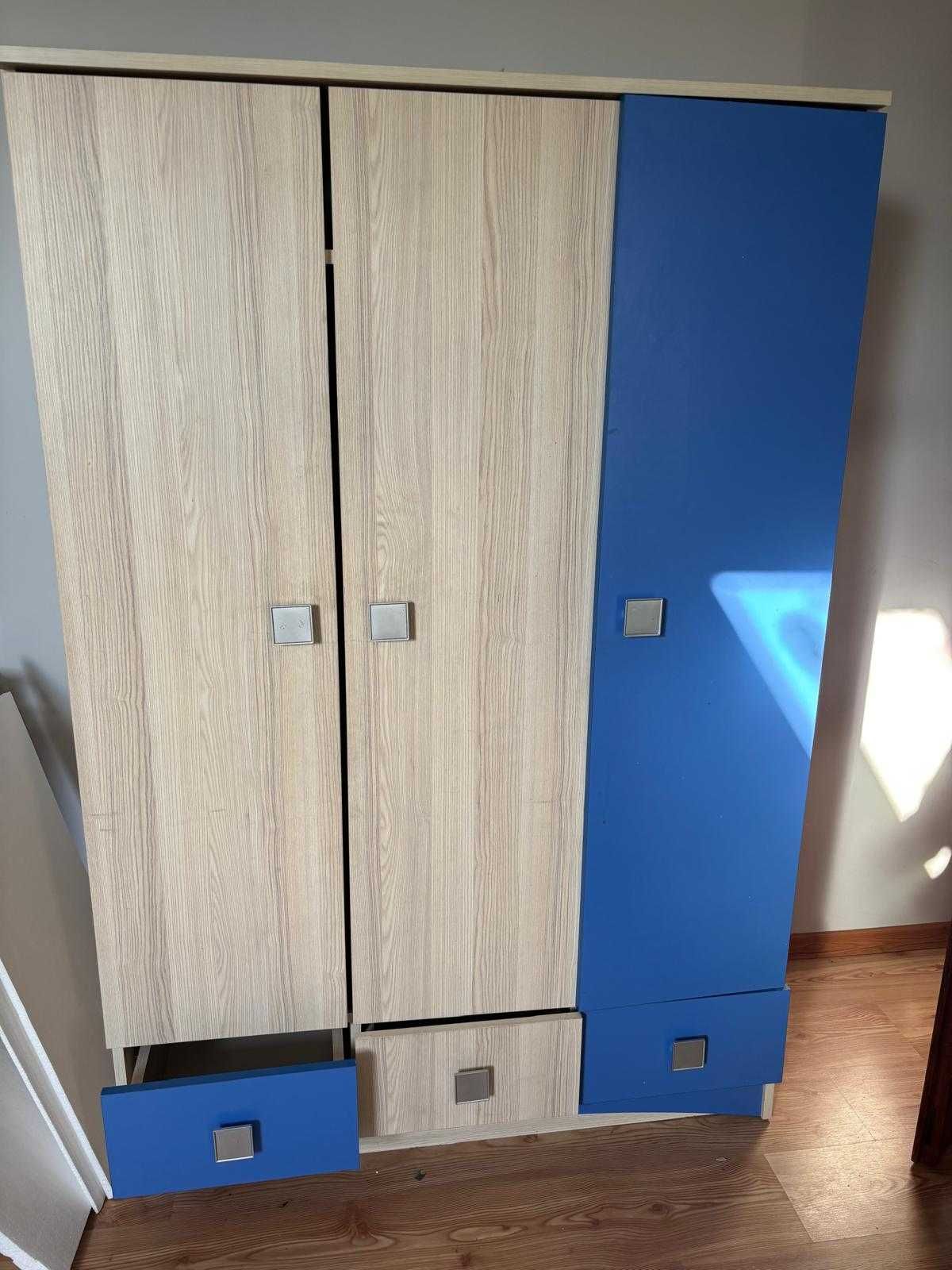 Meble dzieciece.Komoda,szafa,łóżko,rogówka,szafka wysoka,2x szafka