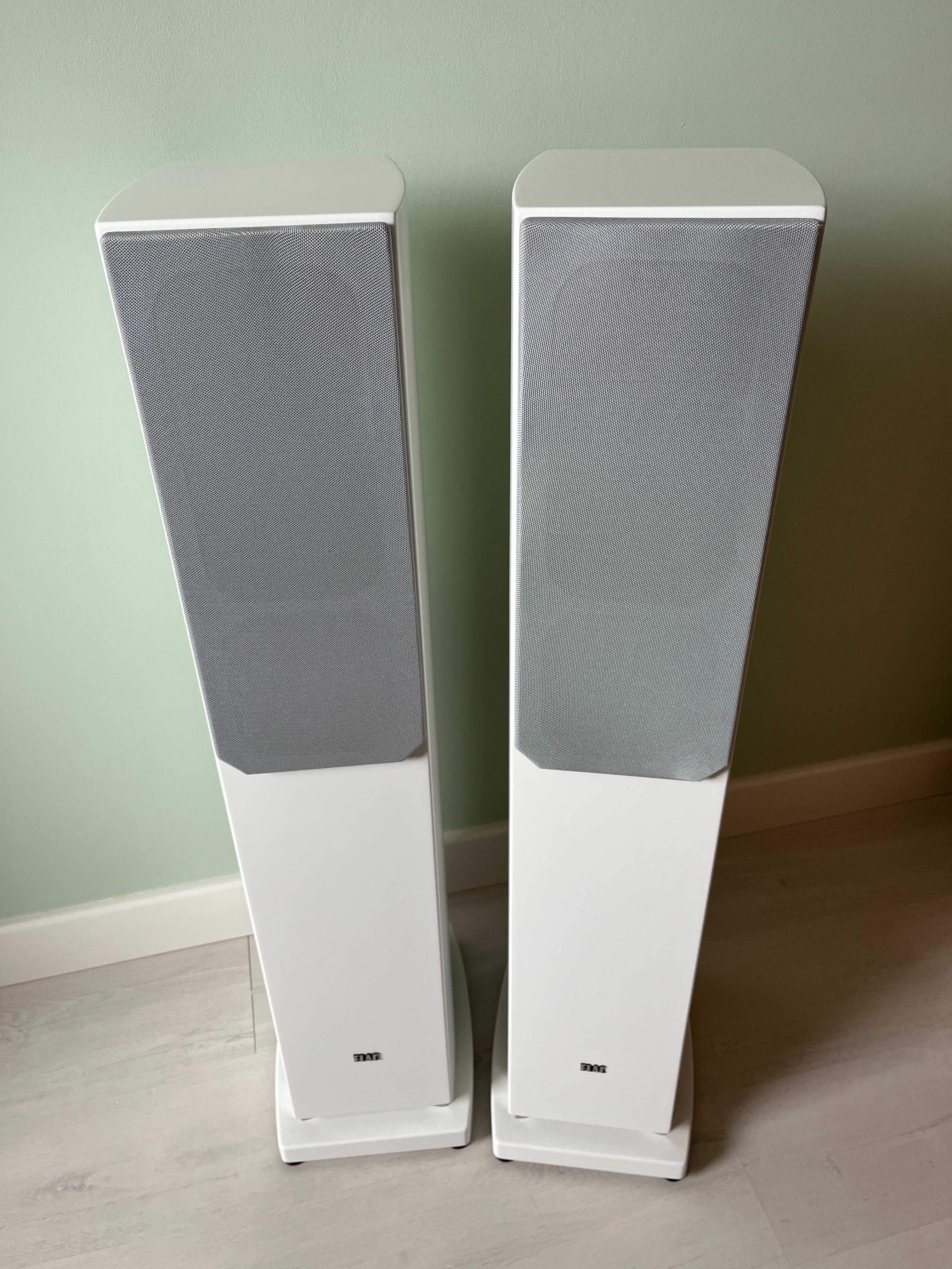 Elac FS 217 z JET white satin - kolumny podłogowe