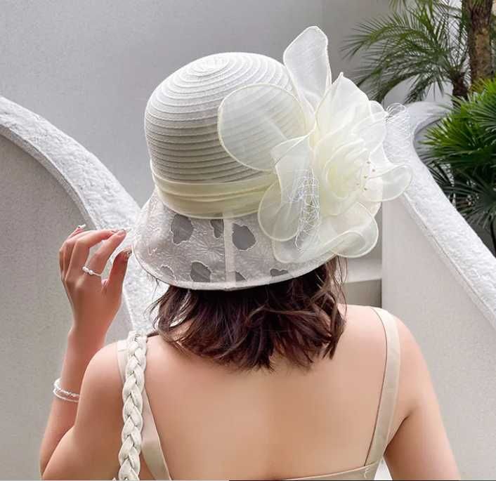 Женская шляпка капелюх летняя новая красивая элегантна кепка от солнца