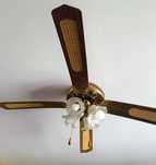 Lampa sufitowa z wentylatorem