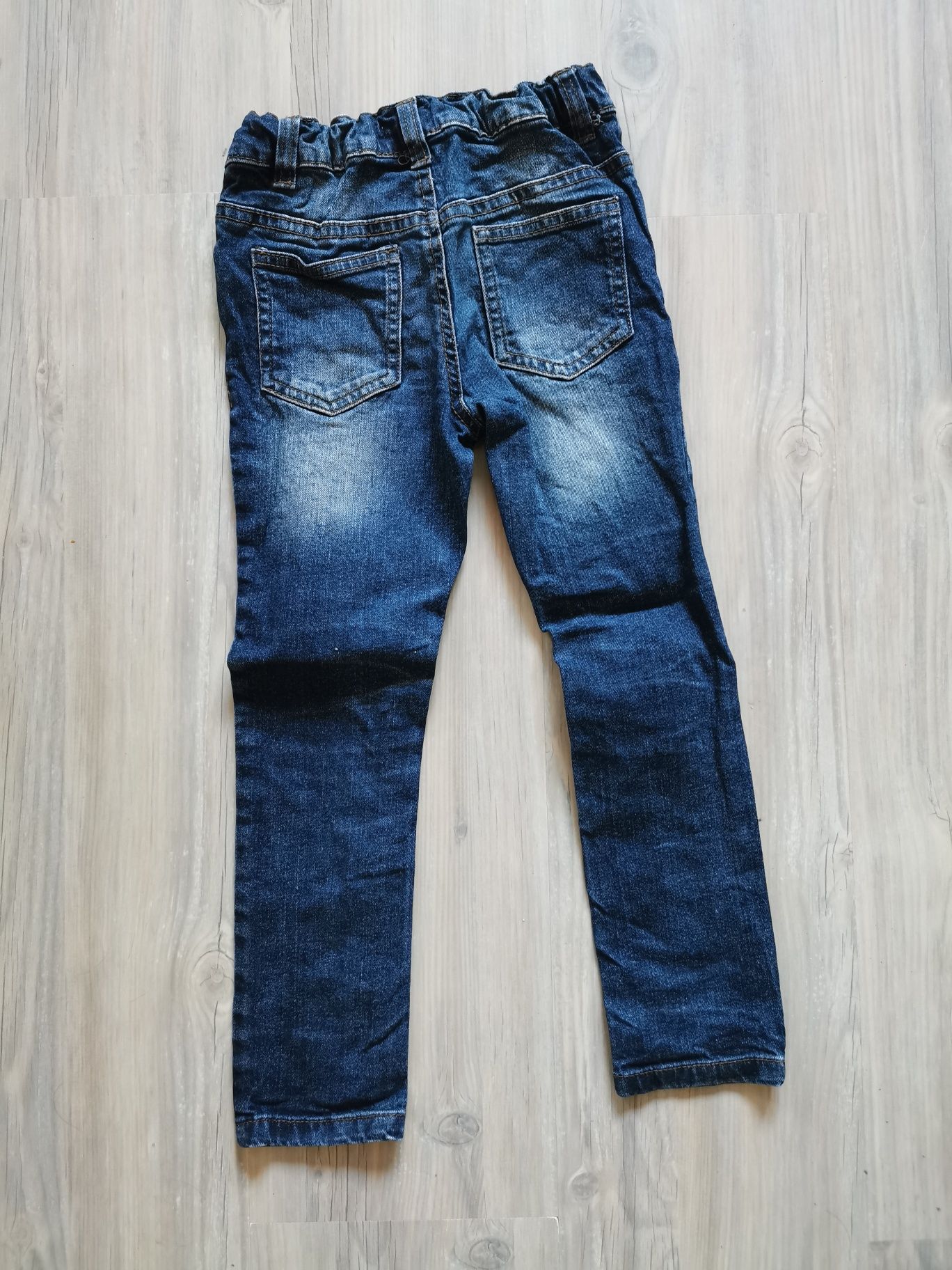 Spodnie jeansowe rurki r. 104
