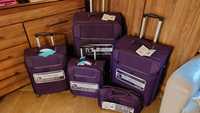 Walizka walizki zestaw walizek torebka Qube London