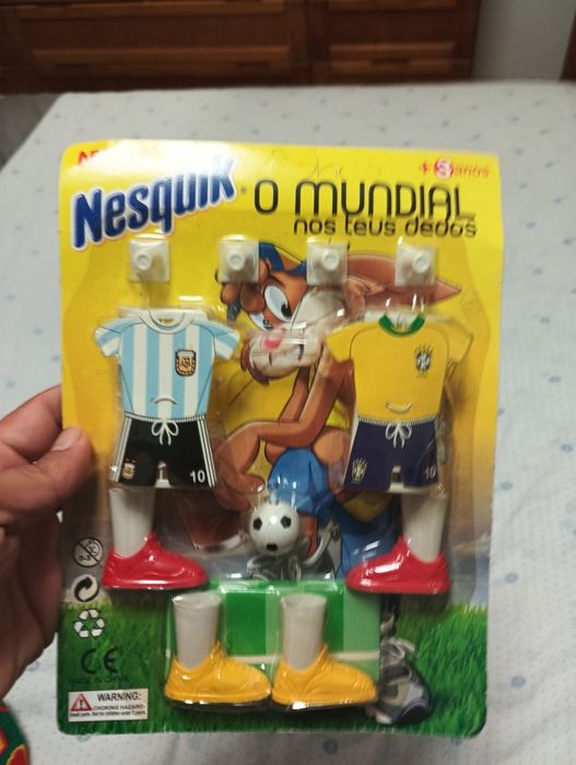 Brinquedo Nesquik O Mundial nos teus dedos