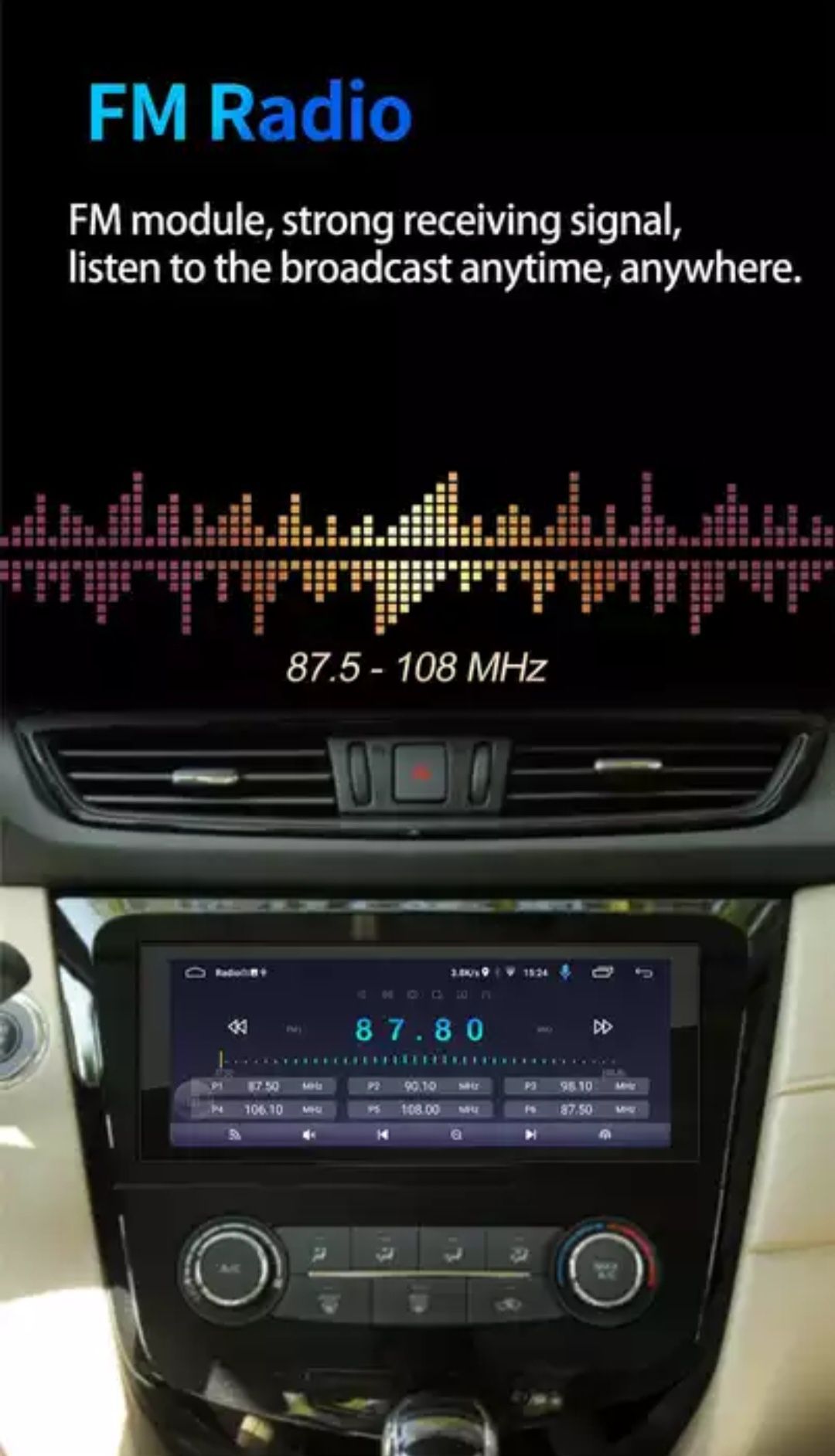 Rádio 1DIN Android 10 + GPS+RDS+ Ecrã táctil 6.9 polegadas (NOVOS)