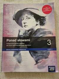 Podręcznik j. polski,  Ponad słowami, klasa 3,  Nowa Era