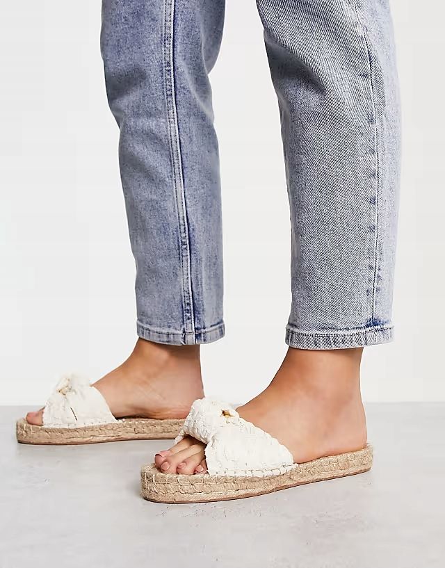 Asos Design 41 Klapki Natural Jada R12056