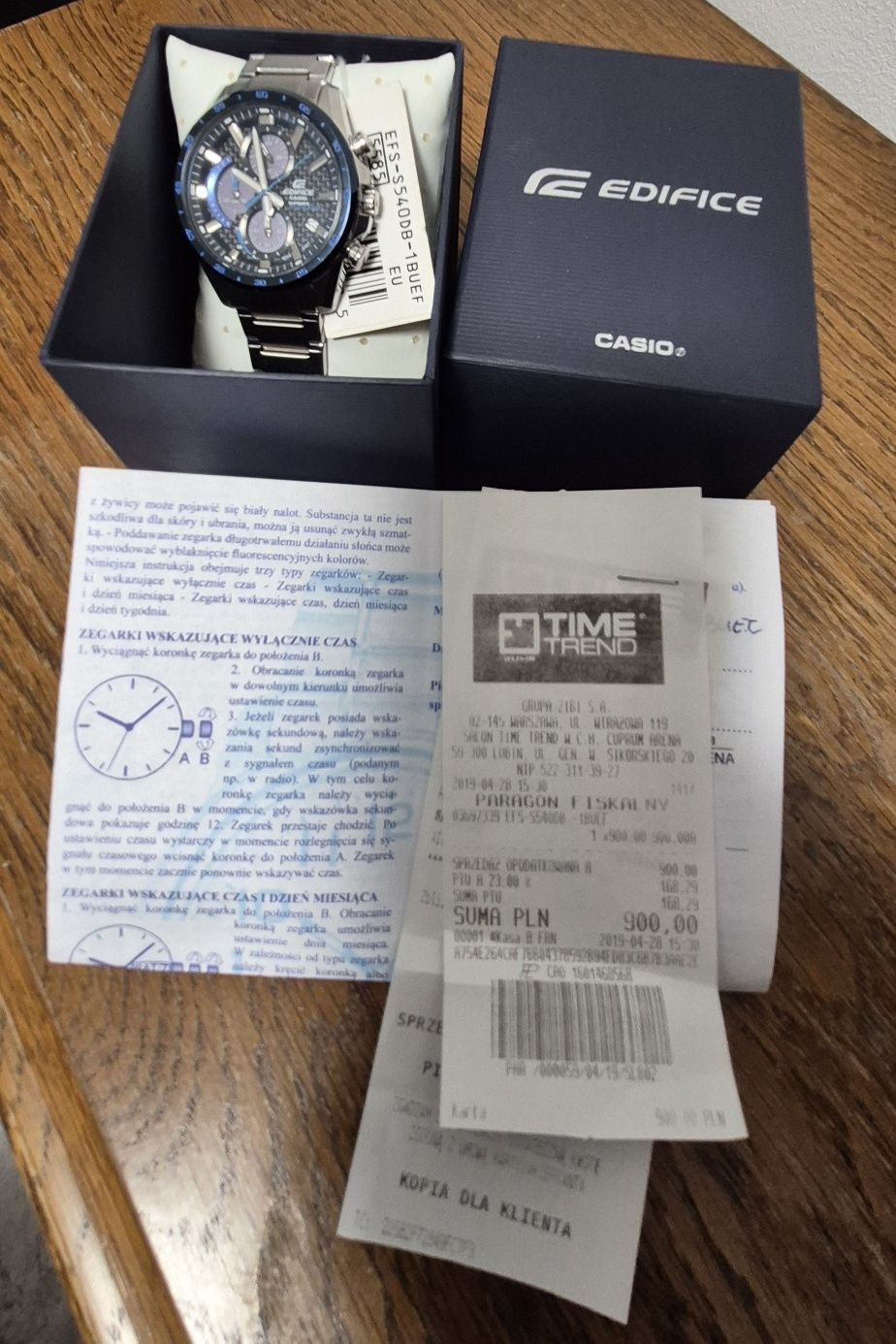 Casio edifice solar sapphire