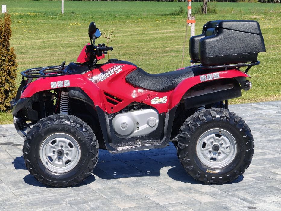 Quad/ Sym Raider 600 / 4x4 / duży  , mocny , wyciagarak , kufer, hak!