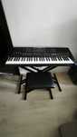 Keyboard Yamaha PSR-E463, statyw, siedzisko