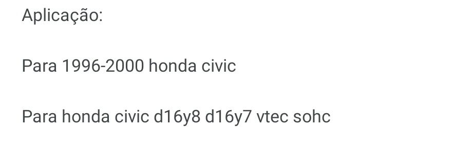 Tampa de válvulas Honda  Mugen série D