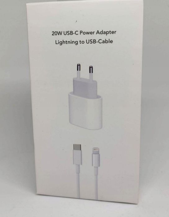 Zasilacz USB-C 20W + kabel Lightning – szybkie ładowanie iPhone