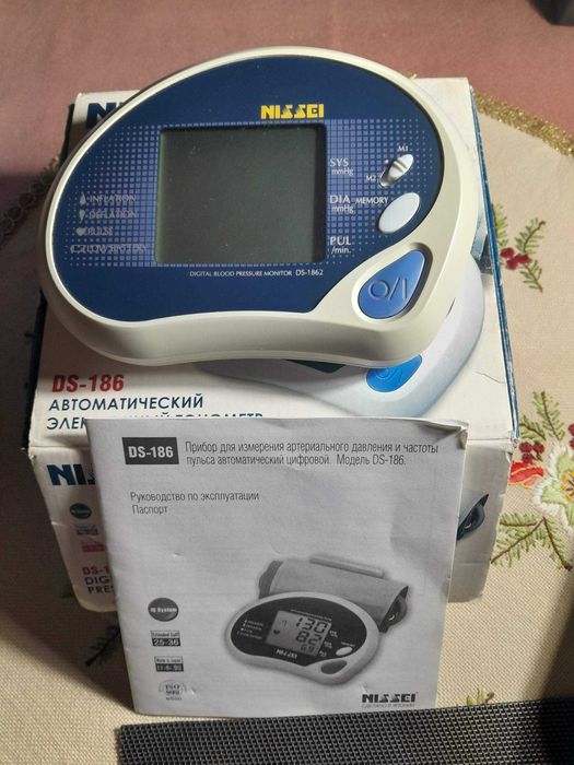 Автоматический тонометр Nissei DS-1862 Япония, Цена 1100 гр, Б/У,