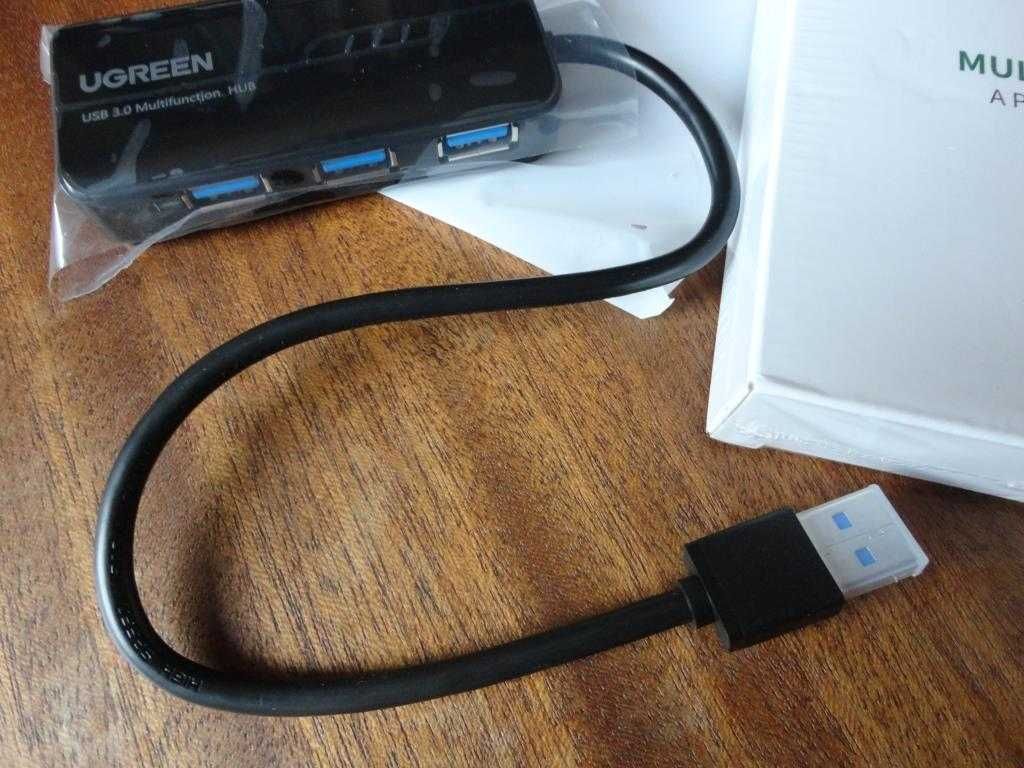 Hub Ugreen USB 3.0 para rede Ethernet 10/100/1000 (RJ45)