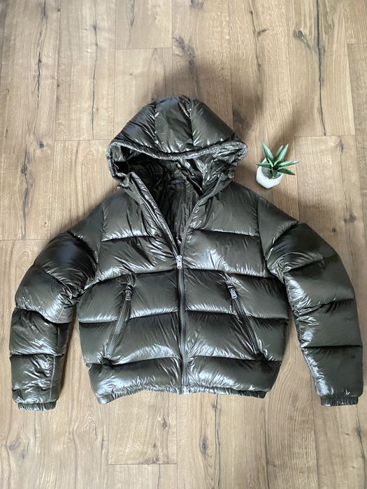 Zara puffer jacket Green