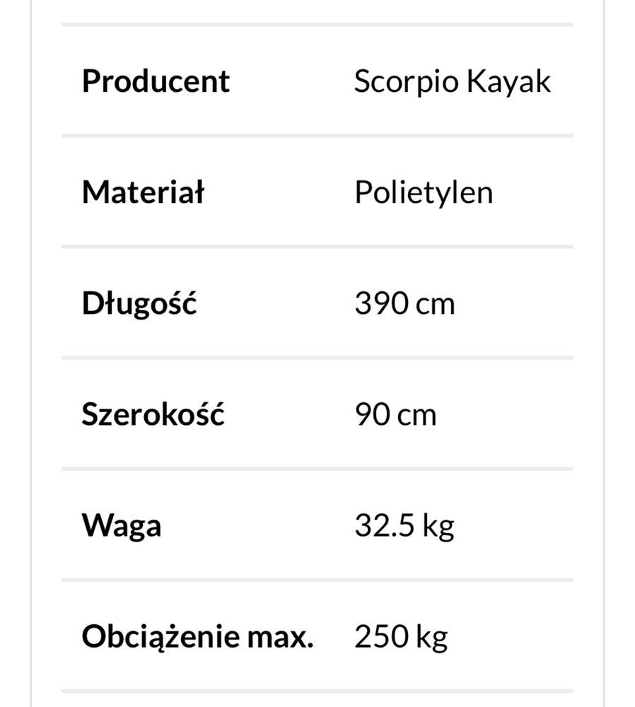 Kajak wędkarski orinoko 3
