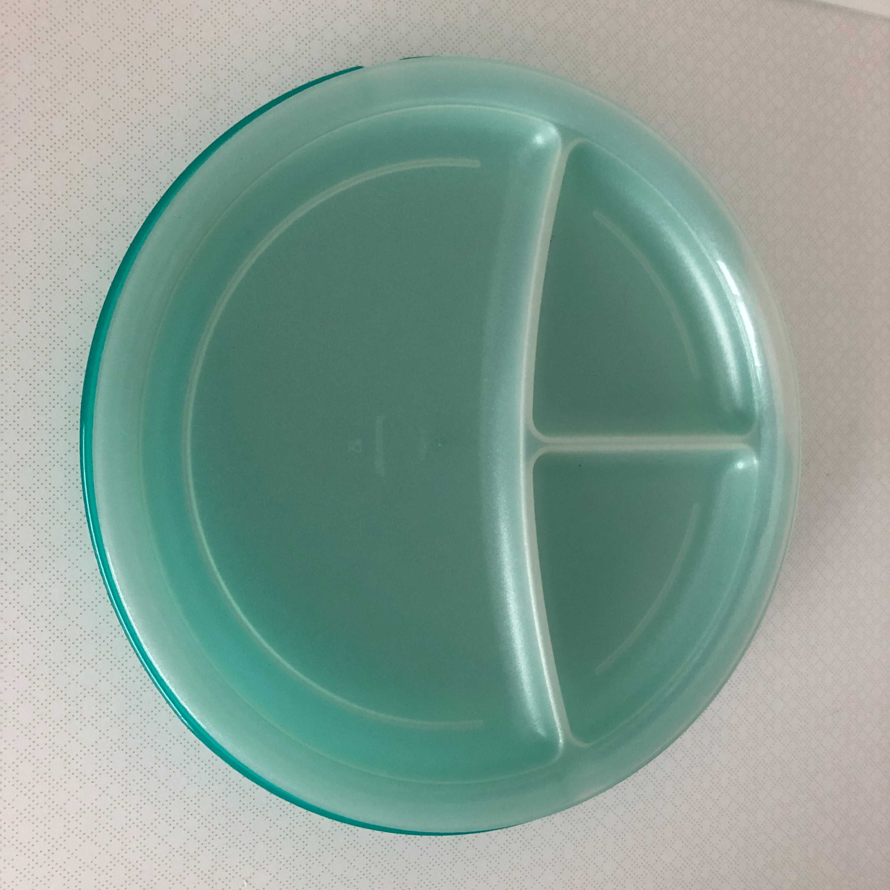 Pratos Tupperware com e sem divisórias - Conjunto de 4