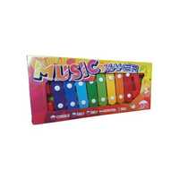 Cymbałki Dla Dzieci Kolorowe Edukacyjne 8 Tonowe